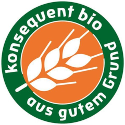 konsequent bio aus gutem Grund Logo (EUIPO, 28.06.2019)