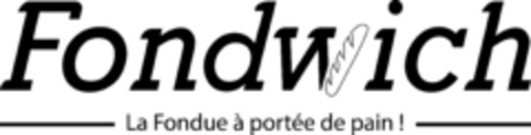 Fondwich La Fondue à portée de pain! Logo (EUIPO, 23.04.2020)