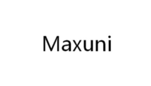 Maxuni Logo (EUIPO, 05/19/2020)