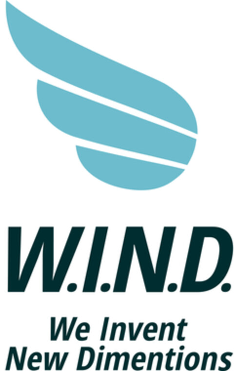 W.I.N.D. We invent New Dimentions Logo (EUIPO, 08/26/2021)