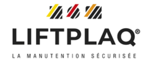 LIFTPLAQ LA MANUTENTION SÉCURISÉE Logo (EUIPO, 21.10.2021)