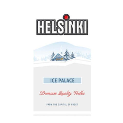 HELSINKI ICE PALACE Premium Quality Vodka FROM THE CAPITAL OF FROST Logo (EUIPO, 13.07.2023)