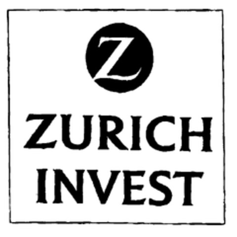 Z ZURICH INVEST Logo (EUIPO, 05/11/1999)