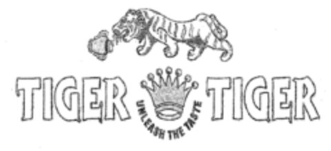 TIGER UNLEASH THE TASTE TIGER Logo (EUIPO, 22.04.2002)