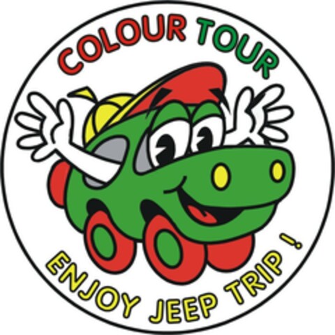 COLOUR TOUR ENJOY JEEP TRIP! Logo (EUIPO, 05/20/2004)