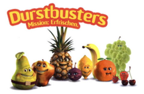 Durstbusters Mission: Erfrischen. Logo (EUIPO, 31.07.2007)