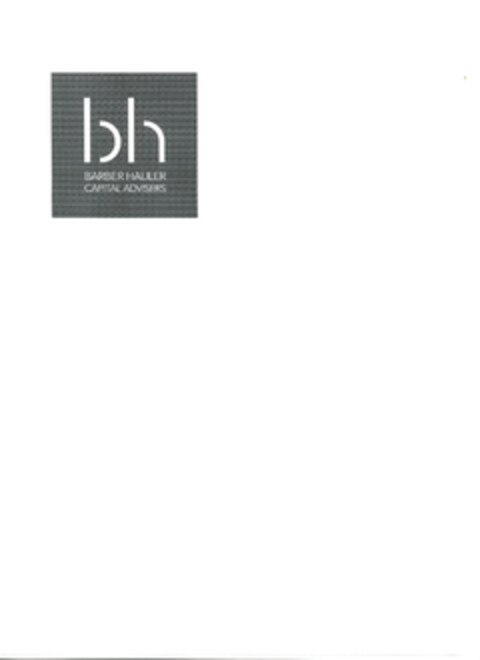 bh BARBER HAULER CAPITAL ADVISERS Logo (EUIPO, 04/21/2010)