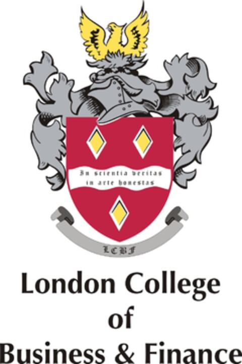 LONDON COLLEGE OF BUSINESS & FINANCE
LCBF
In scientia beritas in arte honestas Logo (EUIPO, 16.02.2011)