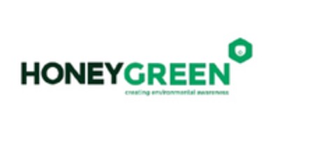 HONEY GREEN CREATING  ENVIRONMENTAL AWARENESS Logo (EUIPO, 04/10/2013)