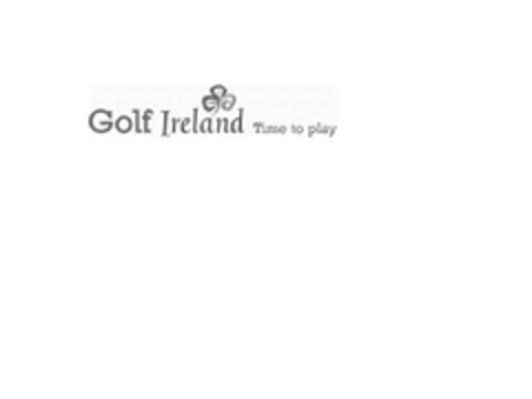 Golf Ireland Time to Play Logo (EUIPO, 09/17/2013)