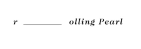 rolling pearl Logo (EUIPO, 04/03/2015)