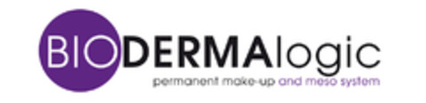 BIO DERMALOGIC PERMANENT MAKE-UP AND MESO SYSTEM Logo (EUIPO, 07/30/2015)