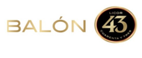 BALÓN LICOR 43 CUARENTA Y TRES Logo (EUIPO, 13.11.2015)