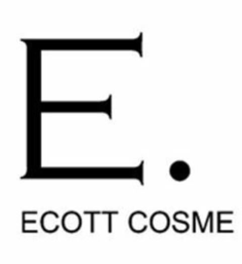 E. ECOTT COSME Logo (EUIPO, 05.07.2017)