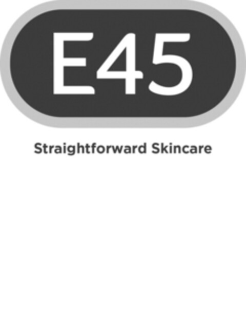 E45 Straightforward Skincare Logo (EUIPO, 03.10.2017)