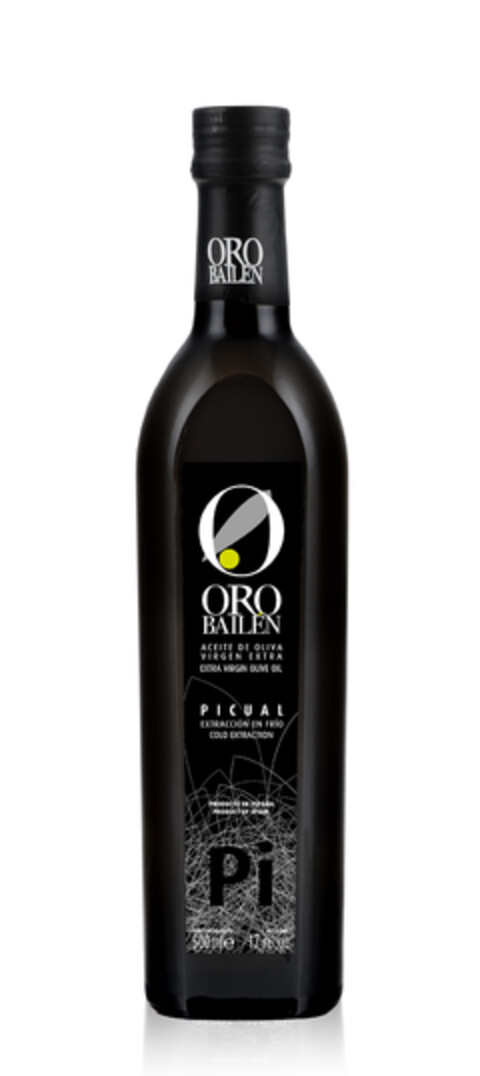 ORO BAILEN ACEITE DE OLIVA VIRGEN EXTRA PICUAL EXTRACCIÓN EN FRÍO PRODUCTO DE ESPAÑA PI Logo (EUIPO, 11/10/2021)