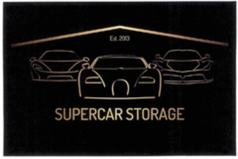 Est. 2013 SUPERCAR STORAGE Logo (EUIPO, 22.11.2021)