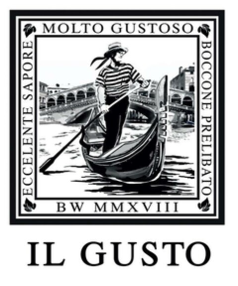 ECCELENTE SAPORE MOLTO GUSTOSO BW MMXVIII BOCCONE PRELIBATO IL GUSTO Logo (EUIPO, 22.06.2023)
