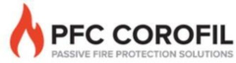 PFC COROFIL PASSIVE FIRE PROTECTION SOLUTIONS Logo (EUIPO, 23.04.2024)