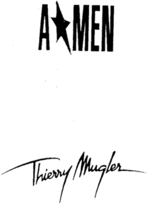 A MEN Thierry Mugler Logo (EUIPO, 12.08.1996)