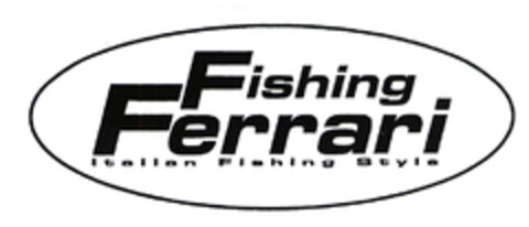 Fishing Ferrari Italian Fishing Style Logo (EUIPO, 16.06.2003)