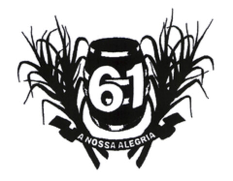 61 A NOSSA ALEGRIA Logo (EUIPO, 02.12.2003)