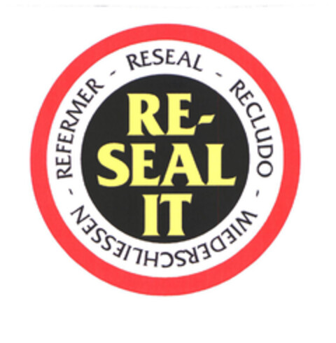 RE-SEAL IT RESEAL - RECLUDO - WIEDERSCHLIESSEN - REFERMER Logo (EUIPO, 05.02.2004)