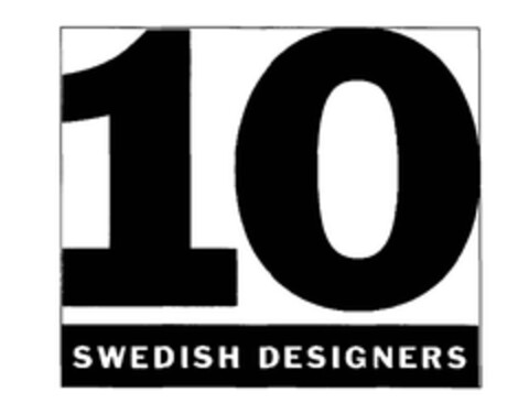10 SWEDISH DESIGNERS Logo (EUIPO, 15.04.2008)