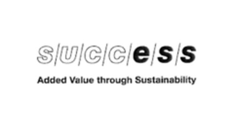 success Added Value through Sustainability Logo (EUIPO, 05/23/2008)