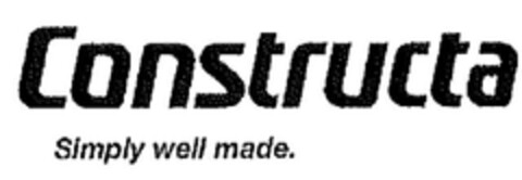 Constructa Simply well made Logo (EUIPO, 06/29/2010)