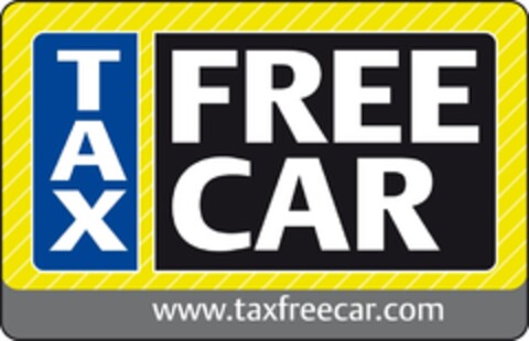 TAX FREE CAR www.taxfreecar.com Logo (EUIPO, 10.06.2011)