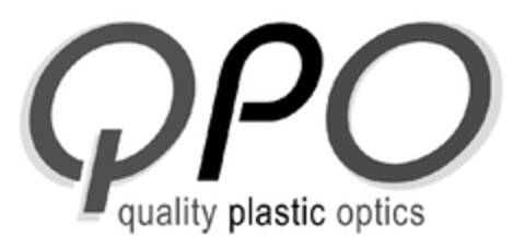 QPO quality plastic optics Logo (EUIPO, 21.02.2012)