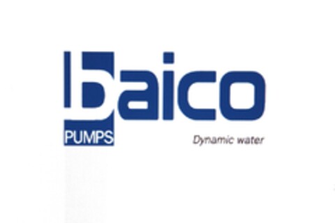 BAICO PUMPS DYNAMIC WATER Logo (EUIPO, 06/19/2012)