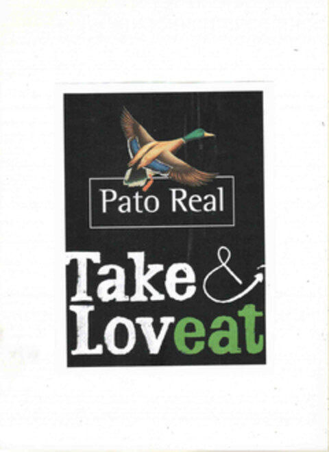 PATO REAL TAKE & LOVEAT Logo (EUIPO, 14.05.2015)