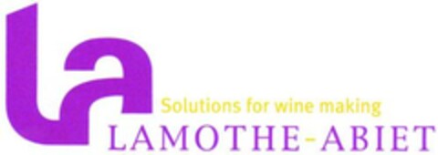 La- LAMOTHE-ABIET- Solutions for wine making Logo (EUIPO, 12/04/2015)