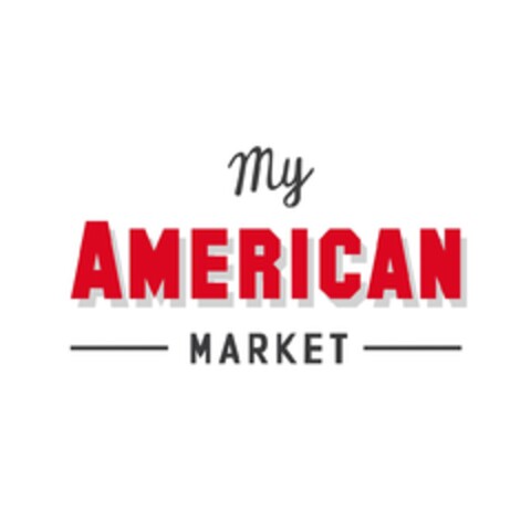 My AMERICAN MARKET Logo (EUIPO, 04/26/2018)