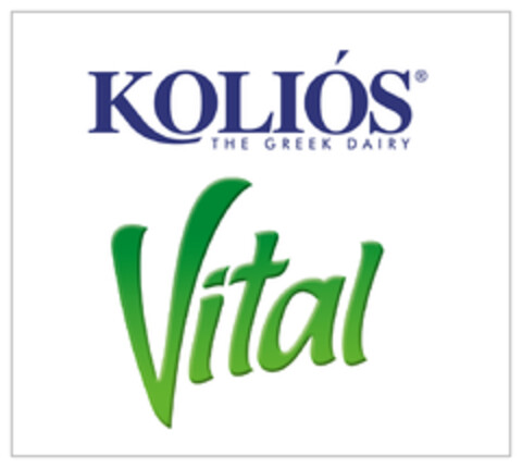 KOLIOS Vital THE GREEK DAIRY Logo (EUIPO, 19.09.2018)