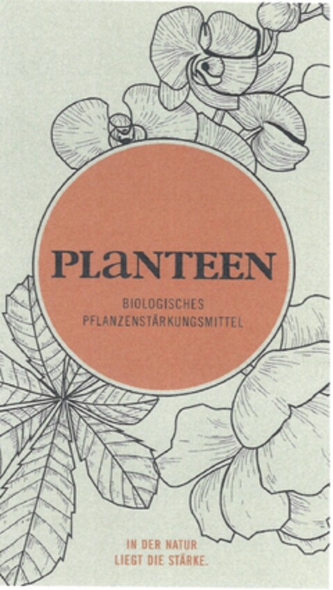 PLANTEEN Biologisches Pflanzenstärkungsmittel IN DER NATUR LIEGT DIE STÄRKE. Logo (EUIPO, 26.07.2019)