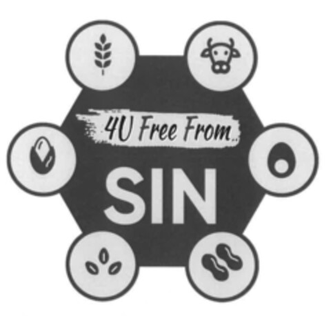 4U FREE FROM SIN Logo (EUIPO, 12/19/2019)