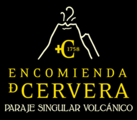 +C 1758 ENCOMIENDA D CERVERA PARAJE SINGULAR VOLCÁNICO Logo (EUIPO, 06.08.2021)