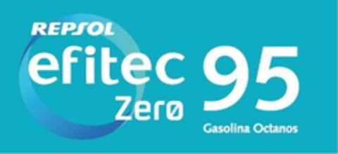 REPSOL efitec 95 Zero Gasolina Octanos Logo (EUIPO, 17.01.2024)