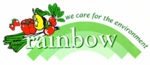 rainbow we care for the environment Logo (EUIPO, 11/25/1996)