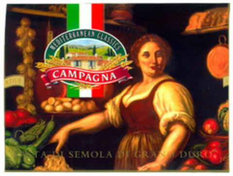 MEDITERRANEAN CLASSICS CAMPAGNA Logo (EUIPO, 04/29/1999)