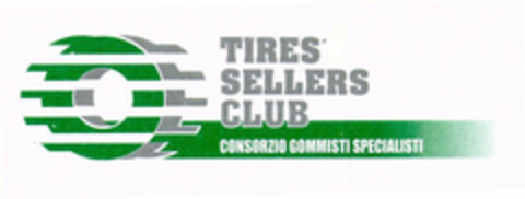 <Figurative>TIRES' SELLERS CLUB CONSORZIO GOMMISTI SPECIALISTI Logo (EUIPO, 03.11.2000)