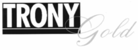 TRONY Gold Logo (EUIPO, 05/22/2001)