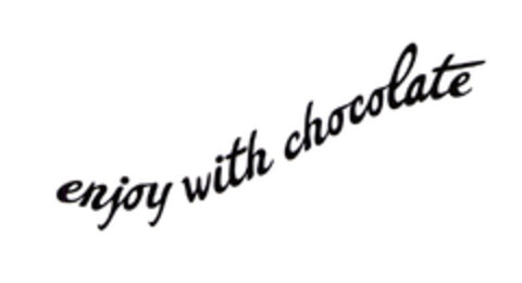 enjoy with chocolate Logo (EUIPO, 02.06.2003)