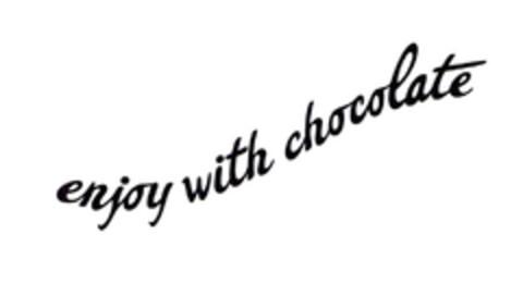 enjoy with chocolate Logo (EUIPO, 06/02/2003)