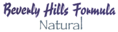 Beverly Hills Formula Natural Logo (EUIPO, 02/09/2004)