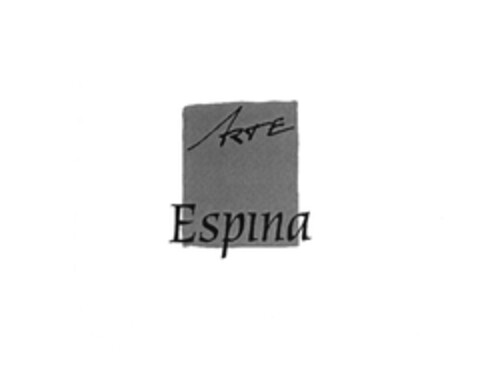 Arte Espina Logo (EUIPO, 19.07.2004)