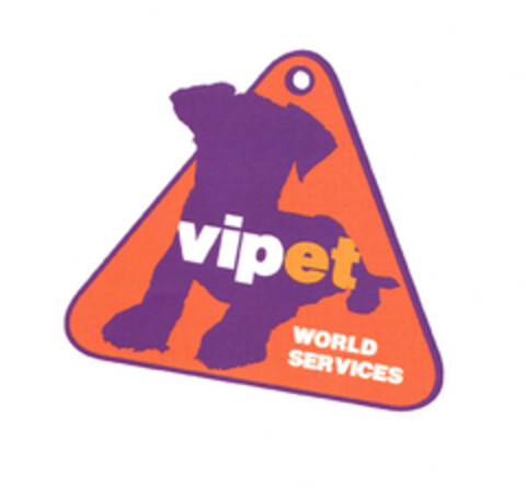 vipet WORLD SERVICES Logo (EUIPO, 07/21/2006)